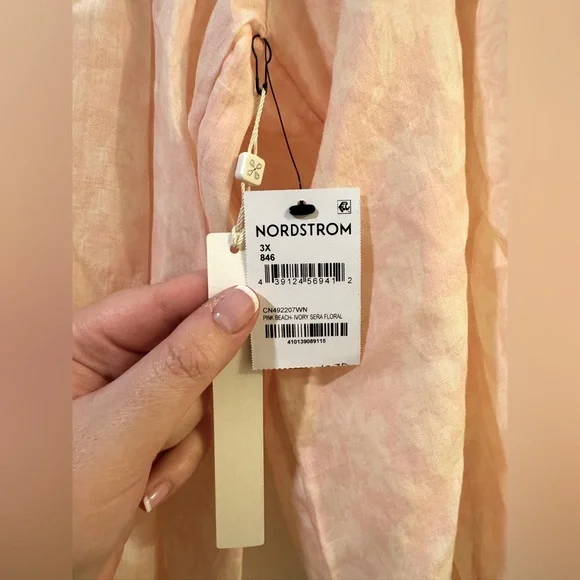 NWT Caslon Pink Oversized Blouse with Relaxed Long Sleeves 3x - Picture 6 of 9